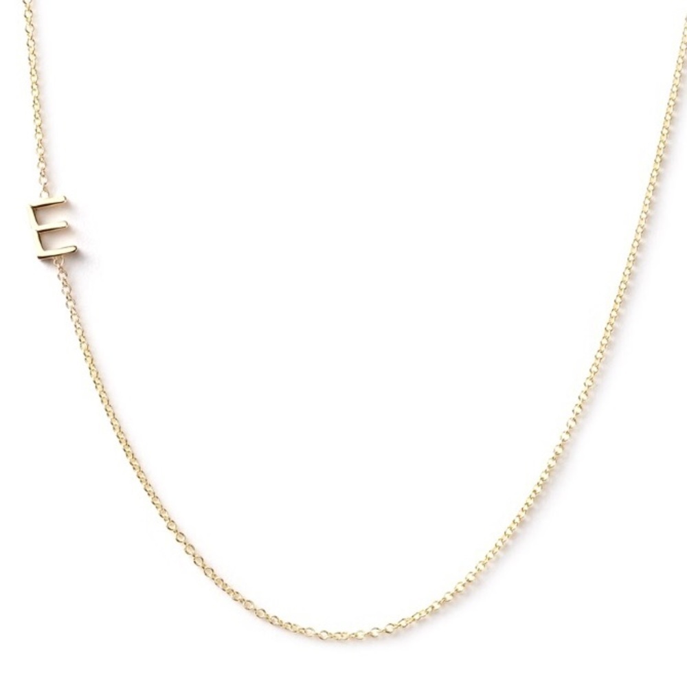 SIDEWAYS E Necklace